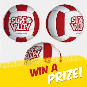 Surfvolley ball RED FA